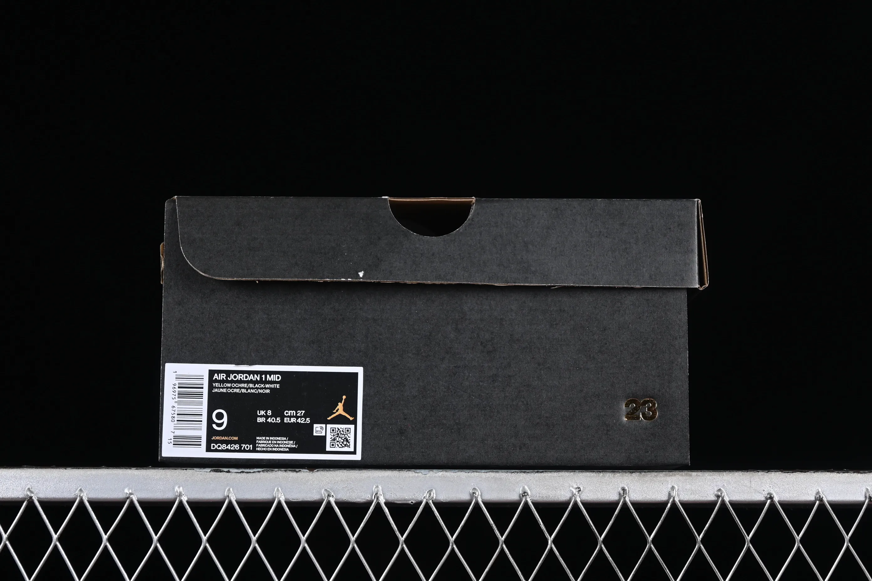All categories Air Jordan Jordan series basketball shoes Air Jordan 1 Mid Air Jordan 1 Mid AJ1 Joe 1 white black yellow Chinese culture and leisure sneakers DQ8426-701
